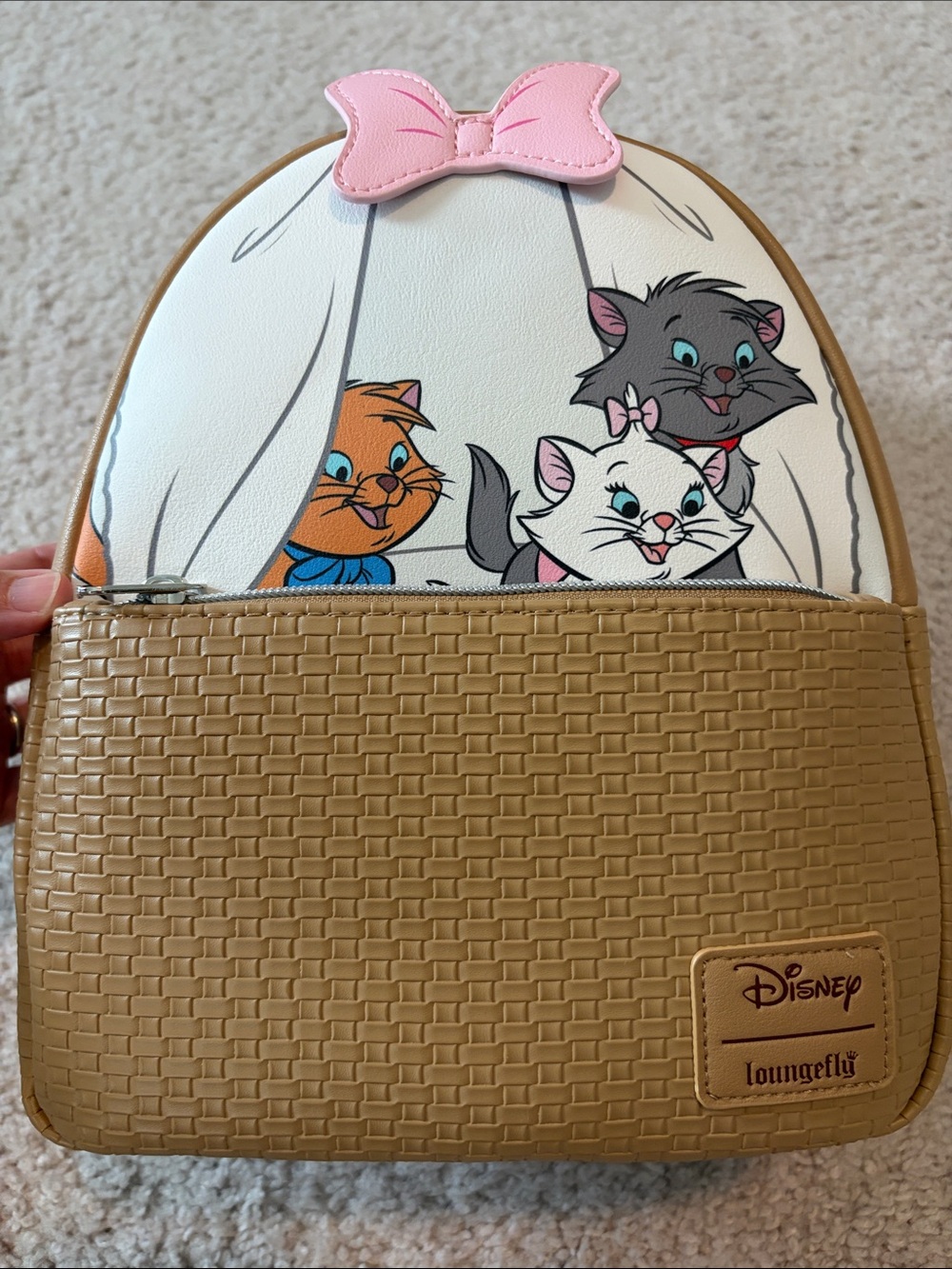 NWT Hot Topic Loungefly Aristocats mini backpack + wallet - Picture 2 of 12